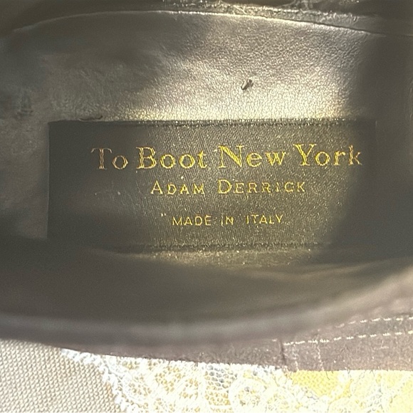 To Boot New York Adam Derrick Boots Mens 12 Muller Dark Brown Waxed Suede Zip - Picture 7 of 10